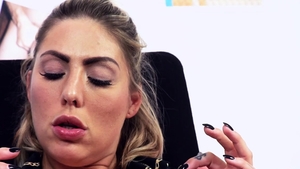 Hitzefrei: German Mia Blow reality masturbation in office