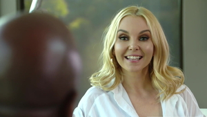 Love Her Feet: Blonde babe Aliyah Love footjob