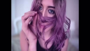 Hottest hairy teen masturbating on webcam