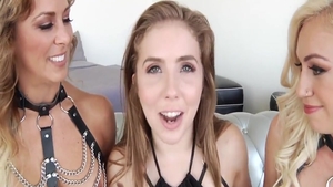 Supermodel Lena Paul strapon