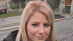 Teen Nathaly Cherie POV throat fuck in restroom