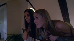 Teen Alexis Crystal hardcore throat fuck