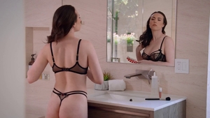 Casey sucks big cock