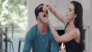 Sweet Diana Grace blindfolded