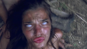 Czech Aria Rossi orgasm in the woods in HD