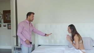 Nanny Spy: Babysitter Aidra Fox lusts sneak slamming hard on Halloween