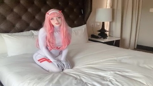 Cosplay rough fucking alongside Indigo White