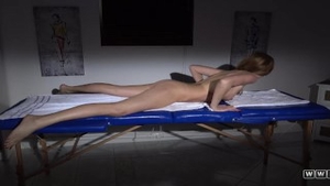 WWMAMM: Hot blonde babe Luca Bella massage masturbating