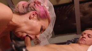 Mariska X - Slamming hard in company with bride Chessie Kay