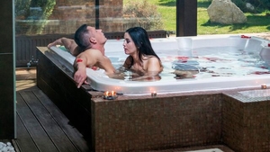 Joy Bear - Brunette Loren Minardi kissing