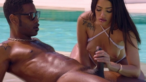 BLACKED: Nailing together with hottest brunette