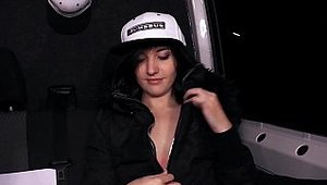 Bums Bus: Naughty Alina Lamour helps with ramming hard