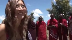 Asian Kaori Aikawa plowed by BBC