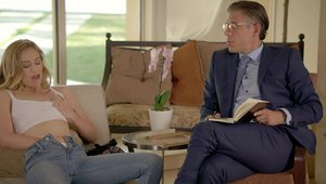 Blonde Lyra Law cumshot