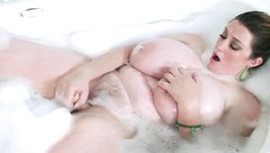 BBW: Close up fingering with wet stepmom Alice Webb