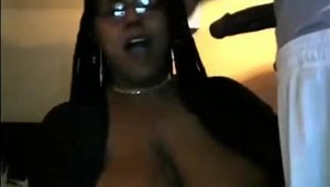 Blowjob passionate ebony Adina Jewel