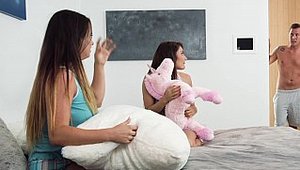 Hard fucking with Adria Rae amongst Jessy Jones