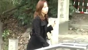 Voyeur nailed rough with japanese amateur