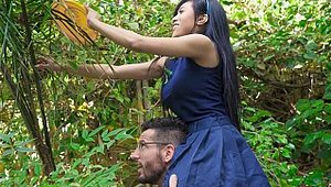 Exxxtra Small - Asian chick Ember Snow finds dick to fuck