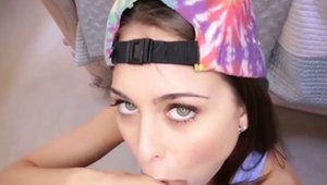 Young Riley Reid stroking porn