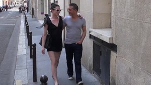 Anna Polina with Ricky Mancini spitting