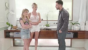 Jane Wilde and Brett Rossi have sex with Seth Gamble