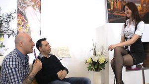 Bang!: Roxana Trip in sexy stockings group sex HD