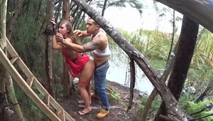 Kaylee Banks tied up at the party HD