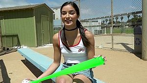 Sex in company with pigtailed whore Emily Willis