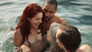 Vex Ashley and Amarna Miller got fucked hard in the pool