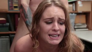 Sexy Leo Christensen shoplifter handjob sex tape