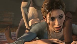 3D Toon Vidz: Lara Croft fucking