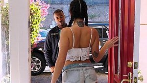 Hard slamming along with naughty Karlee Grey