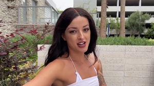 GotFilled: Inked brunette need gets hard slamming