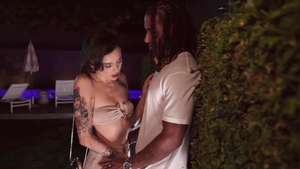 BlackedRAW.com: Tattooed brunette nailed by BBC